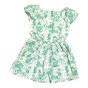 Gymboree Girls S 5-6 Floral Blouse